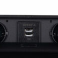 Прихована подвійна розетка вбудована висувна розетка +2 входи USB 2.1 Izoxis 21446
