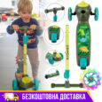 Самокат для дітей триколісний ZOOCAR DINOSAUR