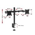 Кронштейн настільний для двох моніторів FN402 VESA 10″- 30″