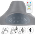 Крісло-гойдалка дитяча Kidwell 2в1 LUXI DARK MELANGE Колиска-гойдалка Bluetooth з пультом