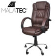 Офісне крісло еко шкіра Chrom Tilt MALATEC 8985