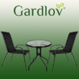 Комплект меблів для балкона, саду – стіл + 2 стільці Gardlov