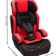 Автокрісло Bauerkraft 9-36 кг – червоне X-182 czerwony