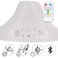 Крісло-гойдалка дитяча Kidwell 2в1 LUXI LIGHT MELANGE Колиска-гойдалка Bluetooth з пультом