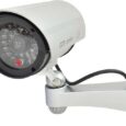 Муляж камери відеоспостереження з ІЧ-підсвічуванням CCD Camera Izoxis, з пульсуючим червоним світлодіодом