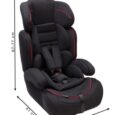 Автокрісло Bauerkraft 9-36 кг – чорне x-163