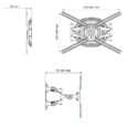 Кронштейн похило-поворотний РК LED телевізора 32″ – 70″ NB P5 Настінний North Bayou