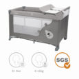Складаний манеж для дітей 3в1 Kidwell BLISSY GRAY