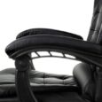 Комп’ютерне офісне крісло з екошкіри Malatec 16224 Чорне