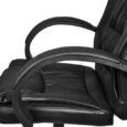 Офісне крісло з еко шкіри Malatec 8983 Чорне