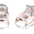 Електронна колиска ECOTOYS ROCKER 29290 Електронна колиска для немовлят, Електрична колиска для дітей