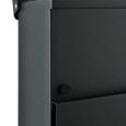 Поштова скринька металева для будинку чорна Malatec S6238