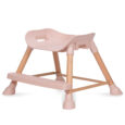 Дерев’яний стільчик для годування 4в1 EATAN WOOD PINK рожеве