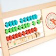 Мольберт дерев’яний двосторонній із магнітною дошкою з цифрами та рахівницею ECOTOYS