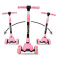 Самокат триколісний дитячий JAX PINK HUBAJAX02A0 рожевий