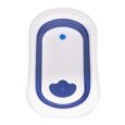 Дитяча ванночка для купання блакитна складна зі зливом ECOTOYS