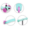 Дитячий Самокат триколісний Kidwell UNO MINT HUBAUNO01A3