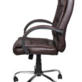 Офісне крісло еко шкіра Chrom Tilt MALATEC 8985