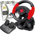 Кермо з педалями для консолей і комп’ютерів PC PSX PS2 PS3 USB Esperanza EG103