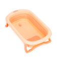 Дитяча ванночка для купання Рожева складна зі зливом ECOTOYS HA-B37 pink