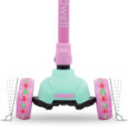 Самокат триколісний дитячий для дівчинок JAX MINT/PINK м’ятно – рожевий HUBAJAX04A0