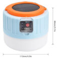 Акумуляторна лампа Cata Solar Power LED GN650 Blue Power Bank
