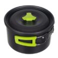 Набір туристичного посуду 3в1 алюмінієвий, Cooking Set DS-308 (чайник, каструля, сковорідка)