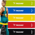 Набір гумок для вправ, для фітнесу – 5 шт Trizand