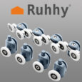 Ролики B-43 A+комплект із 8 штук для душових кабін гідробоксів Ruhhy