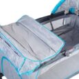 Ліжко-гойдалка з люлькою – Ecotoys Premium 625A Складаний манеж пеленальний столик для дітей з москітною сіткою 625A