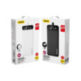 Портативний зарядний пристрій павербанк DUDAO K8s+ Black 30000mAh 3хUSB + Led Lamp Power Bank
