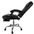 Комп’ютерне офісне крісло з екошкіри Malatec 16224 Чорне