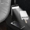 Портативний зарядний пристрій павербанк DUDAO K8s+ Black 30000mAh 3хUSB + Led Lamp Power Bank