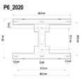 Кронштейн настінний для ЖК LED телевізора 45″ – 75″ 2020-P6