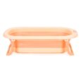 Дитяча ванночка для купання Рожева складна зі зливом ECOTOYS HA-B37 pink