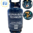 Газовий балон 27 л пропан-бутан LPG 11 кг з фланцем Польща
