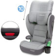 Дитяче автокрісло в машину від 15 до 36 кг WESTON I-SIZE LIGHT GRAY