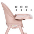 Стільчик для годування 4в1 EATAN PINK рожеве