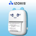 Дитячий Bluetooth фотопринтер “Котик” + 11 рулонів паперу для друку Izoxis (22272)