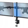 Кронштейн Настільний тримач для двох моніторів Esperanza ERW018 – 10″-27″ обертання на 360°, VESA 75×75 і 100×100 мм