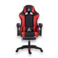 Ігрове крісло з підставкою для ніг EC Gaming KO24CZE (Червоне з чорним)