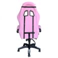 Ігрове крісло з підставкою для ніг EC Gaming KO24R (рожеве з білим)
