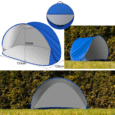 Пляжний намет POP-UP 150×100×80 см з захистом від сонця, вітру та дощу