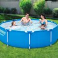 Басейн каркасний Bestway 305×76 см круглий з насосом і фільтром Bestway 56679