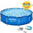 Басейн каркасний Bestway 305×76 см круглий з насосом і фільтром Bestway 56679