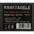 Стрічкова пила для різання металу Kraft&Dele KD1733, 700 Вт