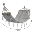 Садовий гамак 200×150см Gardlov 25465 XXL до 250 кг