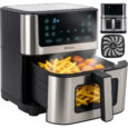 Аерофритюрниця без олії RUHHY Air Fryer XXL 8 л, антипригарна, 10 програм – Мультипіч Аерогриль