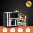 Аерофритюрниця без олії RUHHY Air Fryer XXL 8 л, антипригарна, 10 програм – Мультипіч Аерогриль