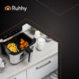Аерофритюрниця без олії RUHHY Air Fryer XXL 8 л, антипригарна, 10 програм – Мультипіч Аерогриль